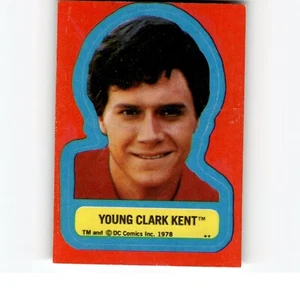 4-04-14 PWE.1978 dc comics superman movie sticker w/ imperfections young kent (B - Picture 1 of 2