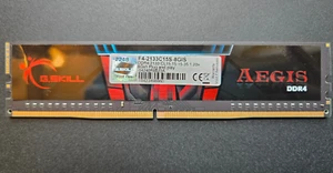 8GB G.Skill DDR4 Aegis 2133MHz PC4-17000 CL15 Single Desktop Memory Module - Picture 1 of 2