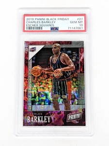 2019 Panini Black Friday Escher Squares #27 Charles Barkley #04/10 PSA 10 Jrsy # - Picture 1 of 2