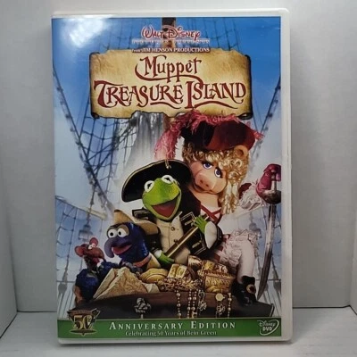 Muppet Treasure Island 50th Anniversary (DVD, 1996) Used Pre-owned Movie Foto 1 de 4