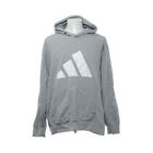 Adidas, Kapuzenpullover, Größe: XL, Grau, Baumwolle/Polyester, Print