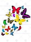 Painting Nature Insects Butterflies Colour Wings Pretty Poster Print Bmp10909