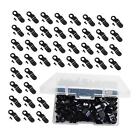 100 Pieces Picture Turn Button Fasteners Compact with 100