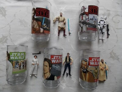 Star Wars Obi-Wan Kenobi, Clone Troopers, Solo & Leia Character Cups & Figures - Image 1 of 3