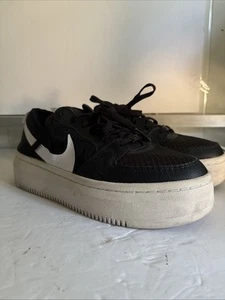 Talla 10 - Nike Court Vision Alta Negro Blanco 2021 - Imagen 1 de 9