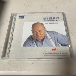 SIBELIUS BERGLUND CHAMBER ORCH EUROPE - Symphonies 5 & 7 - CD - - Picture 1 of 3