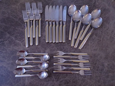 WMF Modell ONDA GOLD Tafelbesteck für 6 Personen 30 Teile in Cromargan TOP - Bild 1 von 4