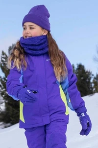 Mountain Warehouse Kids Ski Jacket Snowproof Fleece Lined Girls Boys Winter Coat - Picture 1 of 94