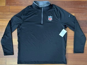 Nuevo con etiquetas Pullover de golf Nike DriFit NFL Shield League Logo 1/4 cremallera para hombre XL X-LARGE - Imagen 1 de 7