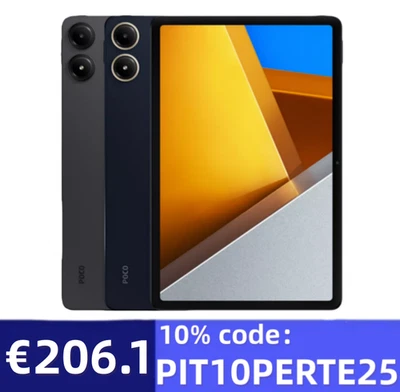 Xiaomi POCO Pad 8GB+256GB 12.1" LCD WIFI Tablet Snapdragon 7s Gen 2 10000mAh - Immagine 1 di 4