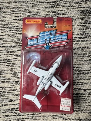 Nuevo de Lote Antiguo Air Force Lear Jet SB1 - Avión Diecast Matchbox Sky Busters 1988 Foto 1 de 2