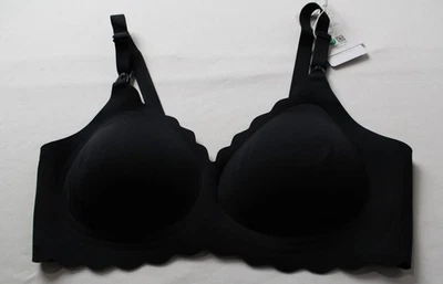 Momcozy Women's Solid Jelly Strip Seamless Nursing Bra EJ3 Black Size XL NWT - Image 1 of 3