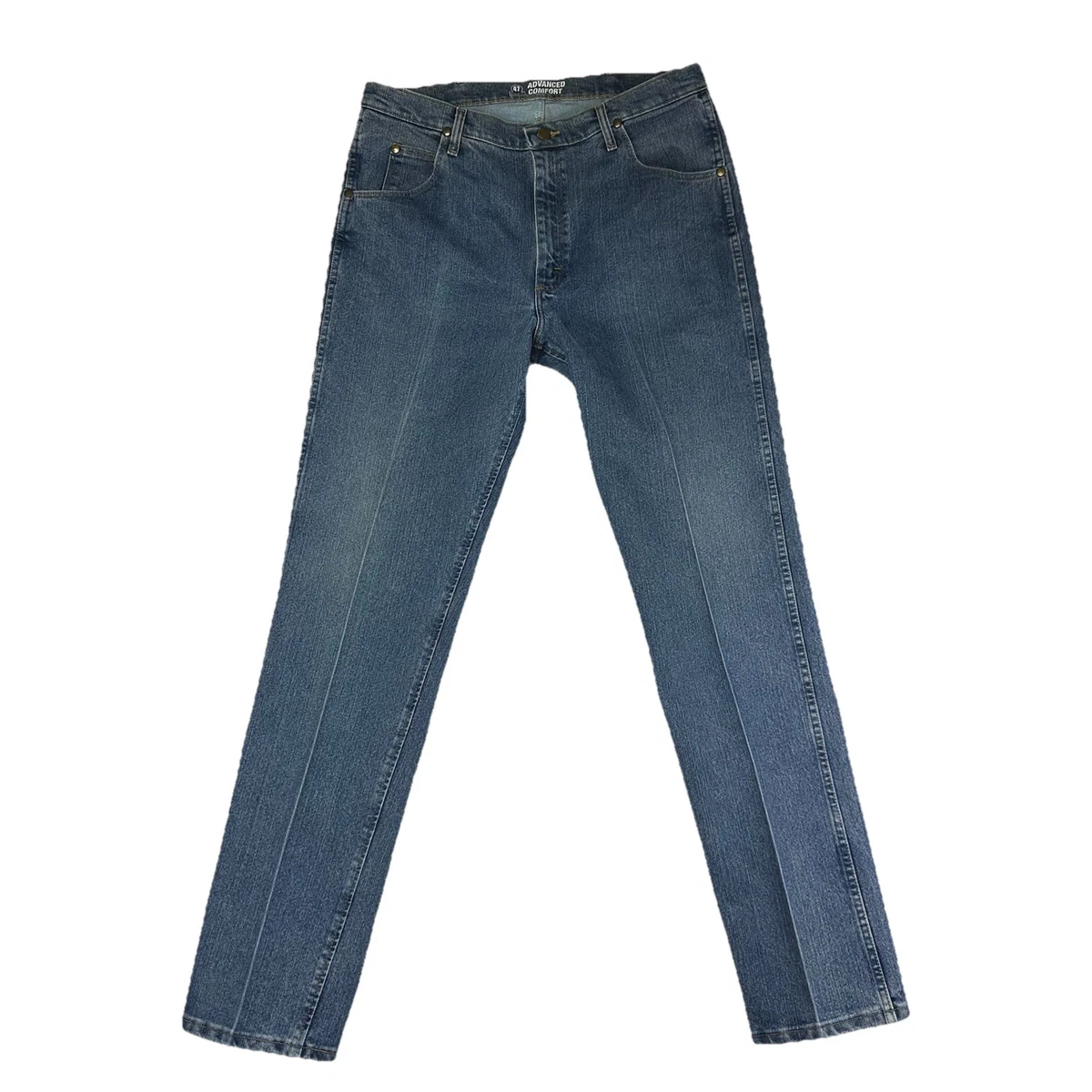 Wrangler Men's Advanced Comfort Slim Straight Jeans - Stretch Denim, Mid Rise, New With Tags (All Sizes) 5 thumbnail image