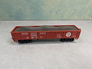 USED Model Power HO Scale 40' Gondola Pennsylvania #357621 Red w/ Load - Picture 1 of 5