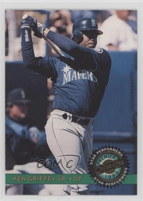 1993 O-Pee-Chee Premier Star Performers Foil Ken Griffey Jr #9 HOF - Image 1 of 2