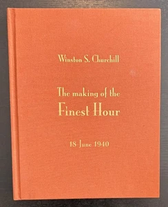 WINSTON S. CHURCHILL - THE MAKING OF THE FINEST HOUR - 1ST ED. - 2006 - CD INCL. - Picture 1 of 14