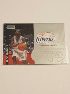 2000-01 Topps Stadium Club Game-Worn Jersey Jeff McInnis Los Angeles Clippers