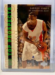 2003-2004 Upper Deck LEBRON JAMES Top Prospects RC Rookie Card Lakers Non-Auto