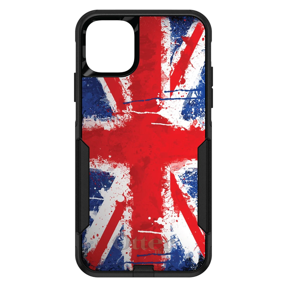 OtterBox Commuter for Apple iPhone (Pick Model) Red Whte Blue UK Flag Graffiti - Image 1 of 1
