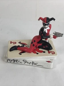 DC Direct Harley Quinn Porcelain Statue Signed Voice Actress Arlene Sorkin Rare - Picture 1 of 8