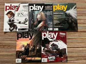 RARE SET OF 5 PLAY VIDEO GAME MAGAZINE 03/08 CASTLEVANIA AFRO SAMAURAI - Picture 1 of 1