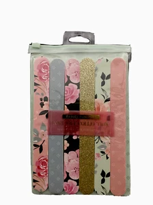 🙂 🙂 Beauty Concepts PAQUETE DE 6 Diseño de Lujo Colección Archivo de Uñas Estuche de Plástico 2J - Imagen 1 de 6