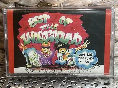 BEST OF THE UNDERGROUND CON LOS DERECHOS DE LEY Reggaeton 90's Sealed CASSETTE - Image 1 of 4