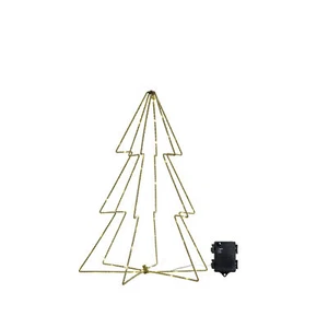 Moderner 6-seitiger LED-Weihnachtsbaum für Innen und Außen Christmas United - Bild 1 von 9