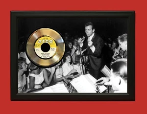 Bobby Darin 2 Poster Art Wood Framed 45 Gold Record Display C3 - Picture 1 of 3