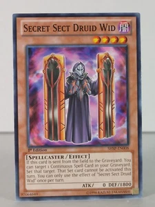 Secret Sect Druid Wid - Shadow Specters SHSP-EN008 - 1st ed - singles - YuGiOH - Picture 1 of 6