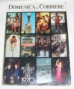 DOMENICA DEL CORRIERE -ANNO 73-N.1- 5 GENNAIO 1971 - LE PIU' BELLE FOTO DEL 1970 - Imagen 1 de 3
