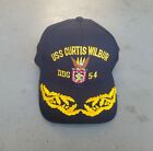 Vintage 90S Uss Curtis Wilbur Ddg 54 Snapback Hat Missle Destroyer Usa