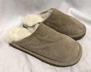 Zapatillas Old Friend Mules Niños 13-1 Grandes Bronceado Pura Piel de Oveja Acogedores Cálidos Zapatos - Imagen 1 de 7