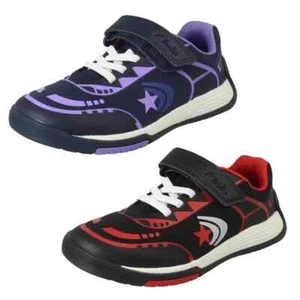 Unisex Clarks Cica Star Flex Turnschuhe - Picture 1 of 19