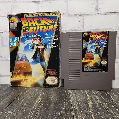 Back to the Future (Nintendo NES, 1989) Tested & Working Missing Manual - Image 1 of 4