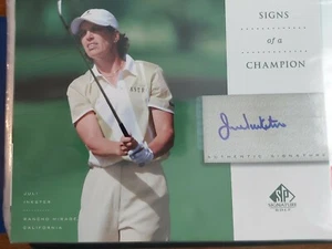 2004 UD SP Authentic Signature Golf Signs Of A Champion 8x10 Julie Inkster... - Picture 1 of 1