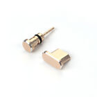  2 Pcs/ Clear Tote Bin Micro USB Plug Charm Headphone Jack Dust