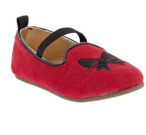 NWT Old Navy red slip on shoes slippers size 8 girls flats - Picture 1 of 2