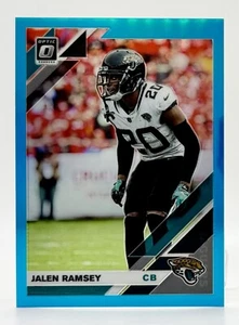 2019 Donruss Optic Aqua Prizm #46 Jalen Ramsey 79/299 Jacksonville Jaguars - Picture 1 of 2