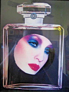 Framed hand made Chenier perfume photograph / poster (27 cm x 22 cm) - Picture 1 of 7
