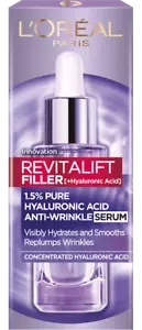 L'Oreal Face Serum Revitalift Filler Anti Wrinkle Hyaluronic Acid Hydrates 30 ml - Picture 1 of 5