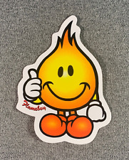 World Industries Flameboy Skateboard Sticker 3.75" sk8