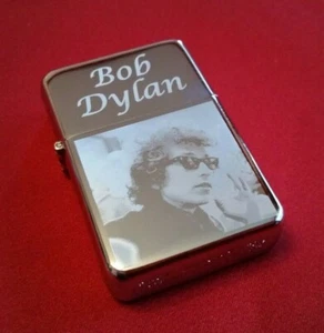 Bob Dylan Engraved Lighter With Gift Box - FREE ENGRAVING - Christmas gift - Picture 1 of 9