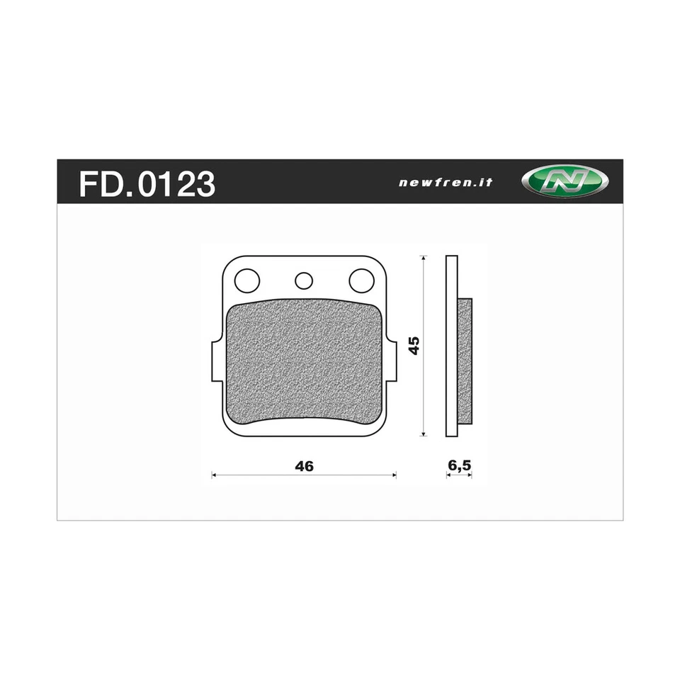 Newfren Rear Brake Pads for Suzuki RM250 1987-1988 >Off Road Organic — 第 1/1 张图片
