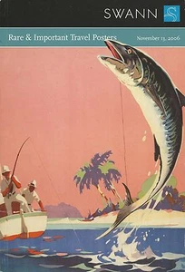 SWANN TRAVEL POSTERS MARINE SHIP RAILROAD SKIING WPA Auction Catalog 2006 - Imagen 1 de 1