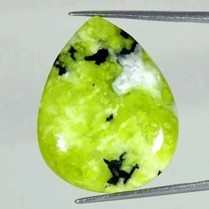 Piedra preciosa suelta cabujón pera lagardita natural de 28,40 quilates 23x28x5 mm - Imagen 1 de 5