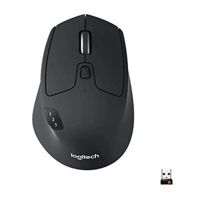 (NUEVO) Logitech M720 Triatlón Inalámbrico Bluetooth Mouse Óptico Negro  Foto 1 de 4