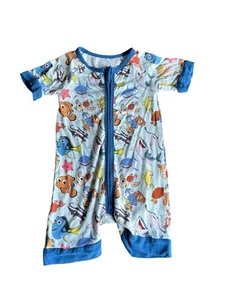 Pijamas de bambú Buscando a Nemo acogedores O Designs 2T para niños - Imagen 1 de 3