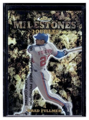 1999 Topps Finest Milestone Brad Fullmer #M40 /500 w/Coating Montreal Expos - Image 1 of 2