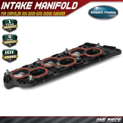 Intake Manifold for Chrysler 300 2005-2010 V6 2.7L Dodge Avenger 2008-2009 GAS - Image 1 of 4